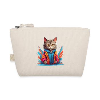 Urban Feline Glow - Bio-Täschchen - Natur - Vorne