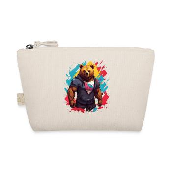 Cool Urban Bear - Organic Pouch - nature - Front