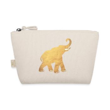 Yoga Éléphant Inde Or Luxe Médiation Énergie - Trousse biologique - nature - Devant