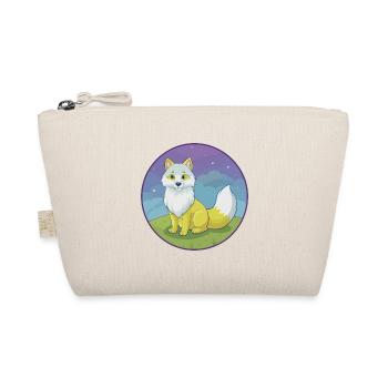 Polarfuchs Niedlich Kawaii Cartoon Clipart Tier Haustier - Bio-Täschchen - Natur - Vorne