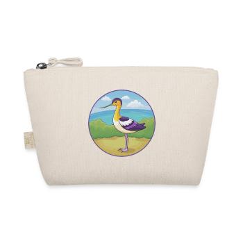 Avocet Cute Kawaii Cartoon Clipart Animal Pet - Organic Pouch - nature - Front