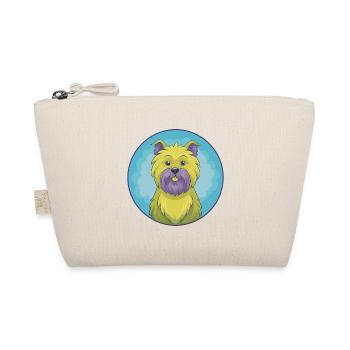 Affenpinscher Dog Cute Kawaii Cartoon Animal Pet - Organic Pouch - nature - Front