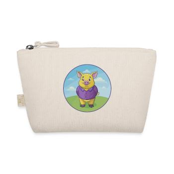 Cochon mignon Kawaii dessin animé Clipart Animal de compagnie - Trousse biologique - nature - Devant