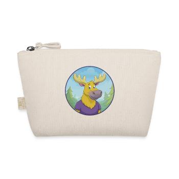 Moose Cute Kawaii Cartoon Clipart Animal Pet - Organic Pouch - nature - Front