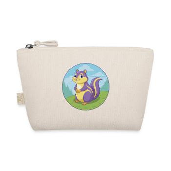 Chipmunk Cute Kawaii Cartoon Clipart Animal Pet - Organic Pouch - nature - Front