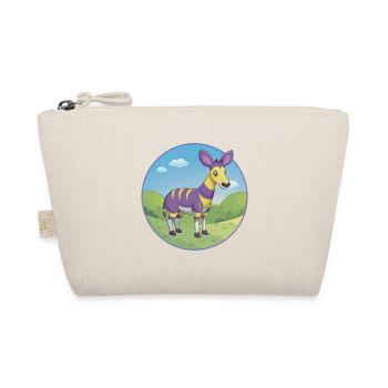 Okapi Cute Kawaii Cartoon Clipart Animal Pet - Organic Pouch - nature - Front