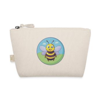 Bee Cute Kawaii Cartoon Clipart Animal Pet - Organic Pouch - nature - Front