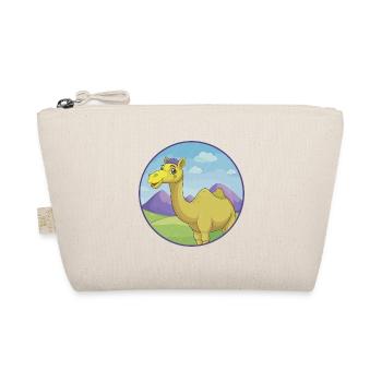 Camel Cute Kawaii Cartoon Clipart Animal Pet - Organic Pouch - nature - Front