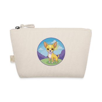 Chihuahua Dog Cute Kawaii Cartoon Clipart Animal - Organic Pouch - nature - Front