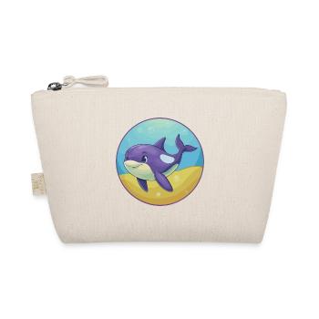 Orca Cute Kawaii Cartoon Clipart Animal Pet - Organic Pouch - nature - Front