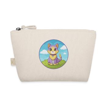 Katze Niedlich Kawaii Cartoon Clipart Tier Haustier - Bio-Täschchen - Natur - Vorne