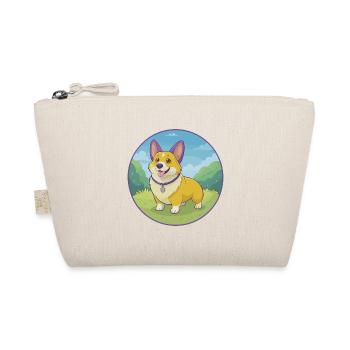 Corgi Dog Cute Kawaii Cartoon Clipart Animal Pet - Organic Pouch - nature - Front