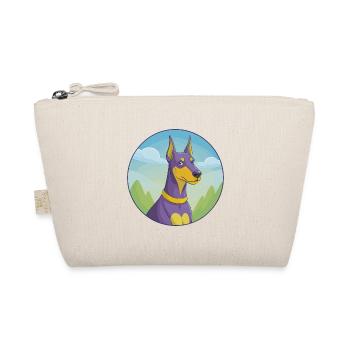 Dobermann chien mignon Kawaii dessin animé Clipart Animal - Trousse biologique - nature - Devant
