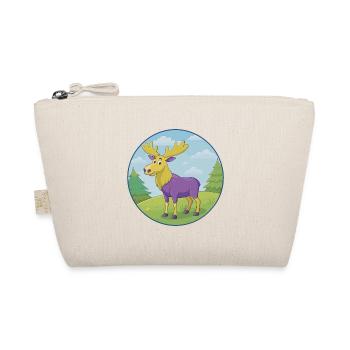 Elk Cute Kawaii Cartoon Clipart Animal Pet - Organic Pouch - nature - Front