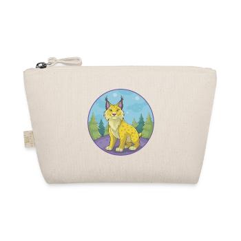 Lynx Cute Kawaii Cartoon Clipart Animal Pet - Organic Pouch - nature - Front