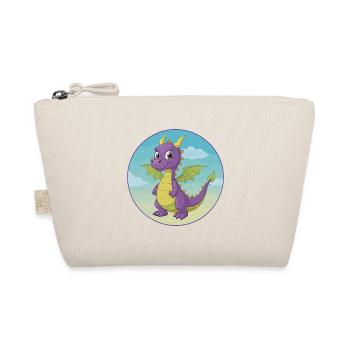 Dragon Cute Kawaii Cartoon Clipart Animal Pet - Organic Pouch - nature - Front