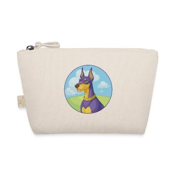 German Pinscher Dog Cute Kawaii Cartoon Animal Pet - Organic Pouch - nature - Front