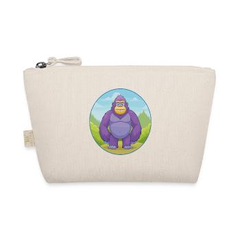 Gorilla Cute Kawaii Cartoon Clipart Animal Pet - Organic Pouch - nature - Front