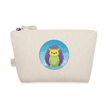 Hedgehog Cute Kawaii Cartoon Clipart Animal Pet - Organic Pouch - nature - Front