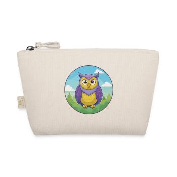 Owl Cute Kawaii Cartoon Clipart Animal Pet - Organic Pouch - nature - Front