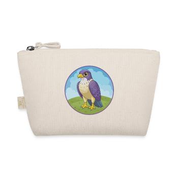 Falcon Cute Kawaii Cartoon Clipart Animal Pet - Organic Pouch - nature - Front