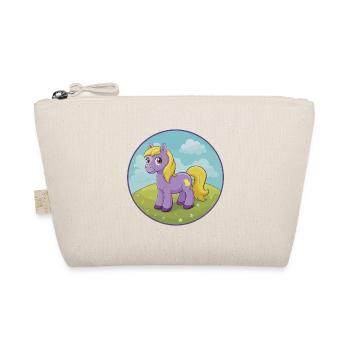 Pony Niedliche Kawaii Cartoon Clipart Tier Haustier - Bio-Täschchen - Natur - Vorne