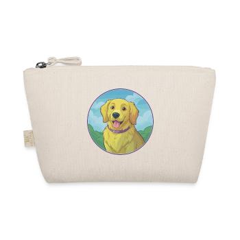 Golden Retriever Dog Cute Kawaii Cartoon Animal - Organic Pouch - nature - Front
