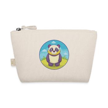 Panda Niedlich Kawaii Cartoon Clipart Tier Haustier - Bio-Täschchen - Natur - Vorne