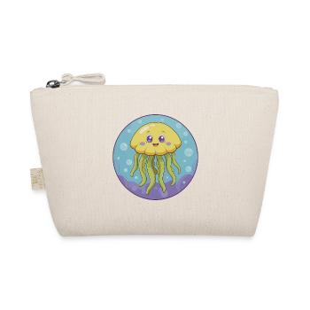 Méduse mignon Kawaii dessin animé Clipart Animal de compagnie - Trousse biologique - nature - Devant