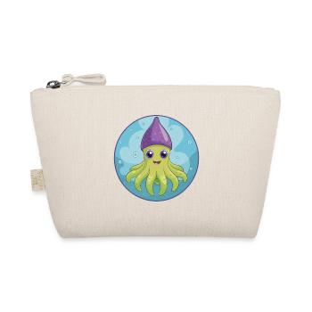 Squid Cute Kawaii Cartoon Clipart Animal Pet - Organic Pouch - nature - Front