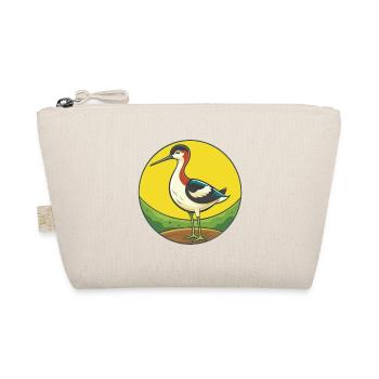 Avocet Cute Kawaii Cartoon Clipart Pet Animal - Organic Pouch - nature - Front