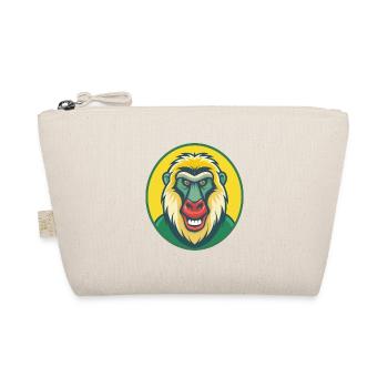 Baboon Cute Kawaii Cartoon Clipart Pet Animal - Organic Pouch - nature - Front