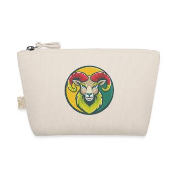 Ram Cute Kawaii Cartoon Clipart Pet Animal - Organic Pouch - nature - Front