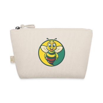 Bee Cute Kawaii Cartoon Clipart Pet Animal - Organic Pouch - nature - Front