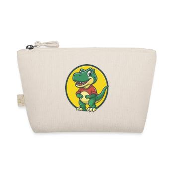 Dinosaur Cute Kawaii Cartoon Clipart Pet Animal - Organic Pouch - nature - Front