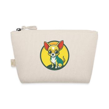 Chihuahua Dog Cute Kawaii Cartoon Clipart Animal - Organic Pouch - nature - Front