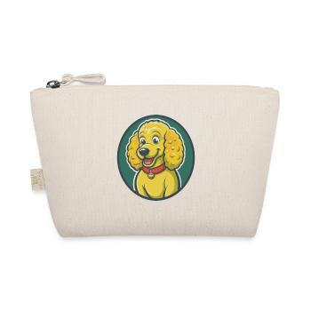Pudel Hund Niedlich Kawaii Cartoon Clipart Haustier Tier - Bio-Täschchen - Natur - Vorne
