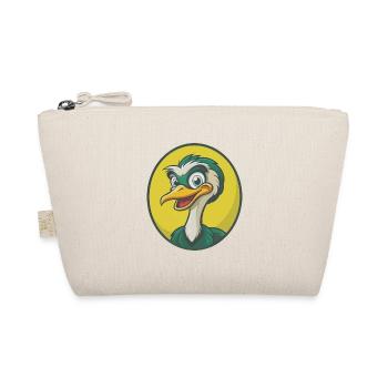Ostrich Cute Kawaii Cartoon Clipart Pet Animal - Organic Pouch - nature - Front