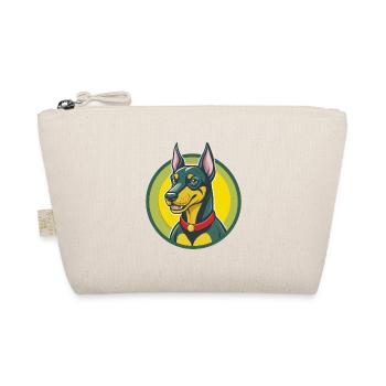 German Pinscher Dog Cute Kawaii Cartoon Pet Animal - Organic Pouch - nature - Front