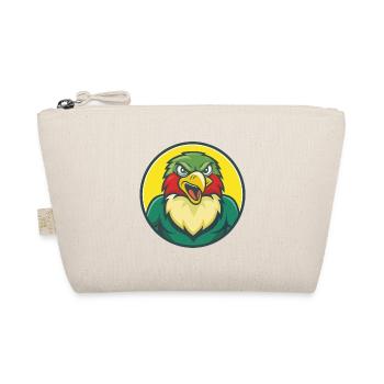Hawk Cute Kawaii Cartoon Clipart Pet Animal - Organic Pouch - nature - Front