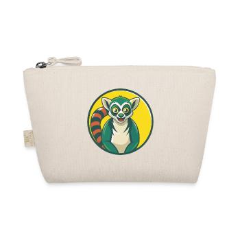 Lemur Cute Kawaii Cartoon Clipart Pet Animal - Organic Pouch - nature - Front