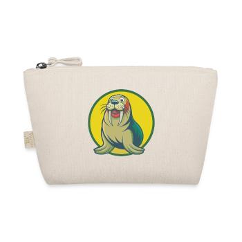 Walrus Cute Kawaii Cartoon Clipart Pet Animal - Organic Pouch - nature - Front