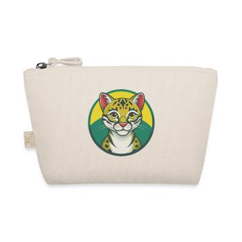 Ocelot Cute Kawaii Cartoon Clipart Pet Animal - Organic Pouch - nature - Front