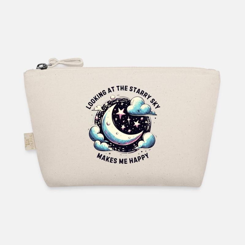 The starry sky makes me happy Organic Pouch