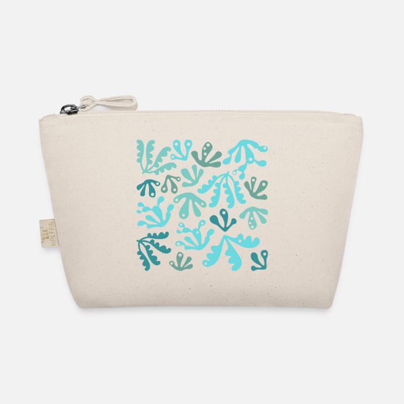 Abstrait Corail L Bleu Turquoise Tons Trousse biologique