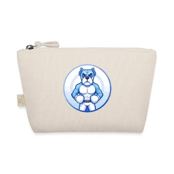 Boxer Hund Blau Kawaii Cartoon Figur Clipart - Bio-Täschchen - Natur - Vorne