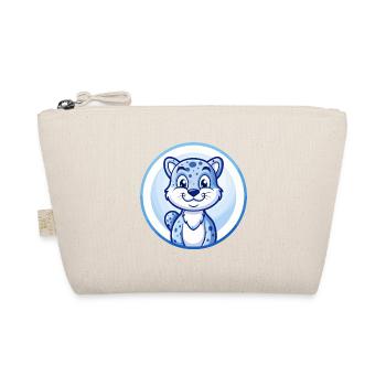 Gepard Blau Kawaii Cartoon Figur Clipart Haustier - Bio-Täschchen - Natur - Vorne