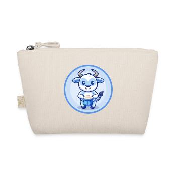 Bongo Blue Kawaii Cartoon Character Clipart Pet - Organic Pouch - nature - Front