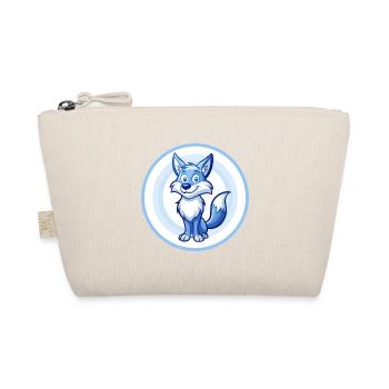 Kojote Blau Kawaii Cartoon Figur Clipart Haustier - Bio-Täschchen - Natur - Vorne