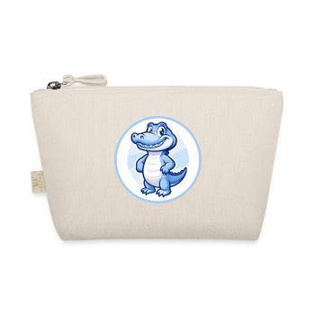 Crocodile Bleu Kawaii Dessin Animé Personnage Clipart - Trousse biologique - nature - Devant